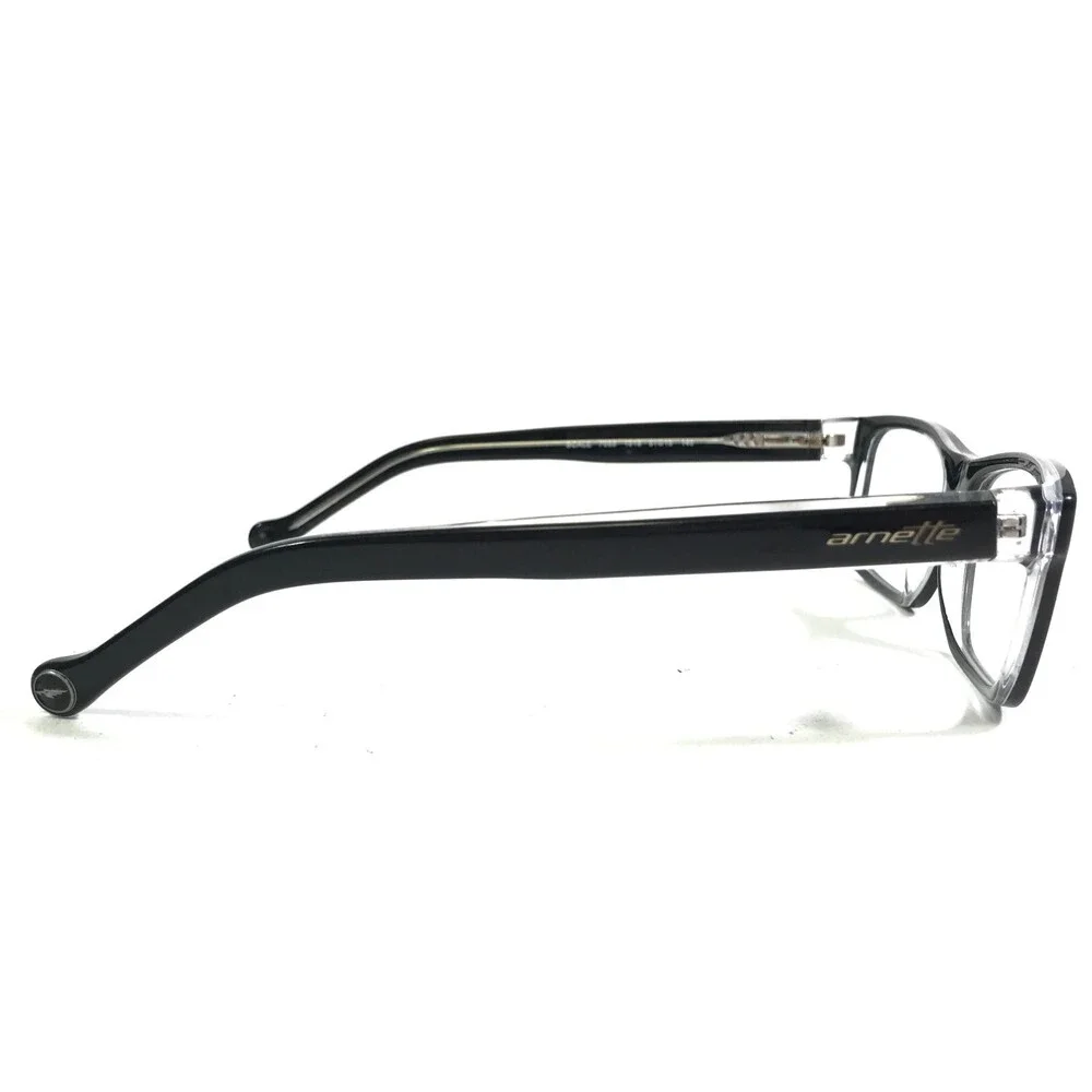 Arnette SCALE 7085 1019 Eyeglasses Frames Black Clear Rectangular 51-15-140